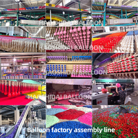 Ballons de fête en gros, décoratifs, 5, 7, 9, 10, 12, 18 pouces, blancs, rouges, noirs, bleus, en latex