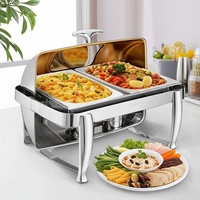 Chauffe-Plat de Buffet Professionnel en Acier Inoxydable – Ensemble Complet pour Hôtels et Restaurants – Prix Compétitif