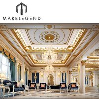 Décoration d'intérieur de salon de luxe, design d'intérieur arabe classique pour maison