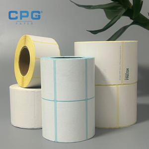 Bulk OEM Custom <b>Waterproof</b> BPA Free 4x6 Thermal <b>Label</b> Roll 1000 Sheets 50x30mm 40x20mm Shipping Packages Thermal <b>Label</b> Paper - Product Image 1