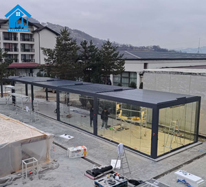 Nhà ngọt ngào ngoài trời nhôm pergola với cột nặng và bóng râm không thấm nước - Product Image 5