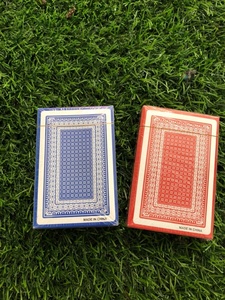 Bán Buôn Màu Đỏ Và Màu Xanh Đôi Màu Sắc Chơi Thẻ Thường Xuyên Thẻ Chịu Mài Mòn Giấy 54 Chơi Thẻ - Product Image 4