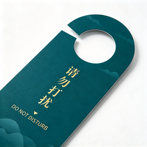 Envío Rápido, Publicidad Personalizada, Colgadores de Papel para Puerta con Logotipo Impreso, Folletos con su Diseño para Hotel u Oficina - Product Image 1