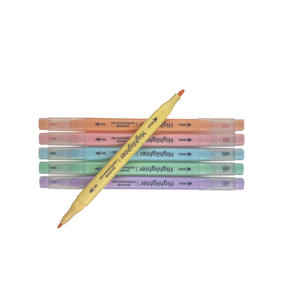 Juego de Rotuladores Fluorescentes de Doble Punta, Kawaii, Bonitos y Personalizados, para Regalo, para la Escuela y la Oficina - Product Image 4