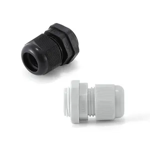 High quality PG cable connector black white IP68 waterproof wire plastic cover meter box waterproof wiring button
