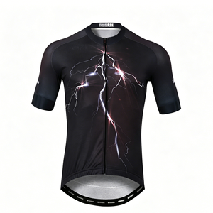 Wholesale Custom Breathable Slim Fit Cycling Jersey OEM Short Sleeve Quick Dry <b>Road</b> Bike Shirt with Logo for Summer Riding Club - Product Image 2