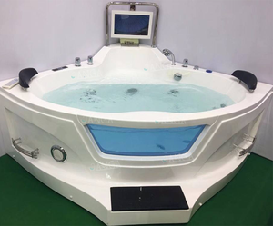 Baignoire d'hydromassage d'angle 2 personnes Kit de jet d'air Baignoire de massage Baignoire Jakuzi Baignoire Jakuzzy Baignoires et bains à remous <span class=keywords><strong>Jacussi</strong></span> - Product Image 5