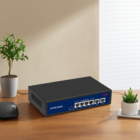 Commutateur réseau PoE 4 ports x 100Mbps Ports PoE 2x100Mbps Ports de liaison montante Système de caméra de sécurité CCTV Commutateur PoE Stock MA