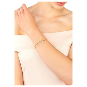 Bracciale con iniziale in oro C - Product Image 2
