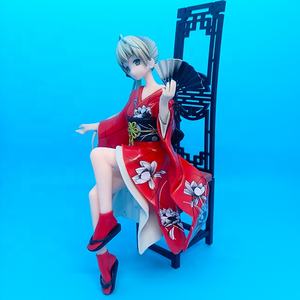 Figurine de dessin animé en PVC pour fille élégante, avec fan de <span class=keywords><strong>bande</strong></span> <span class=keywords><strong>dessinée</strong></span>, jouet à collectionner, cadeau décoratif, ornement - Product Image 5