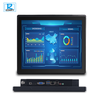 PC industriel embarqué RCOMPT personnalisable de 10 pouces pour extérieur, écran tactile capacitif 10 points, design tout-en-un à cadre ouvert