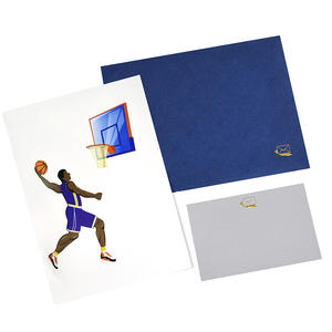 Nouveau design sports <span class=keywords><strong>de</strong></span> basket-ball 3D Pop up <span class=keywords><strong>carte</strong></span> <span class=keywords><strong>de</strong></span> voeux pour petit ami - Product Image 6