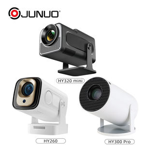 Miniproyectores inteligentes portátiles JUNUO Hy300PRO <span class=keywords><strong>YG300</strong></span> serie 11,0 Android 11 720p Hy 300 4K Focus Hy260Pro Hy320mini eléctrico - Product Image 3