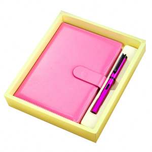 Diario Cuadernos de cuero, diarios personalizables Cuaderno con logotipo personalizado con bolígrafo y cuaderno de tapa dura Usb Juego DE REGALO/ - Product Image 4