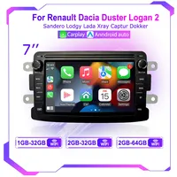 Autoradio Android pour Renault Dacia Duster Logan Sandero Lodgy Lada Xray Captur Dokker CarPlay GPS Navigation Multimédia 7" Sans Lecteur DVD