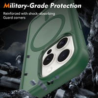Coque de protection intégrale 360° magnétique avec protection d'écran pour iPhone 15 Pro Max et iPhone 17 Pro Max