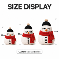 Bonhomme de neige de Noël personnalisé en laine, jouet en peluche, fabrication directe d'usine, OEM ODM, fabricant d'animaux en peluche, vente en gros, faible MOQ, peluche amusante