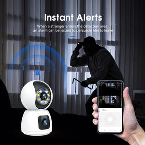 Câmera de Segurança CCTV Inteligente para Casa 1080p com Áudio Bidirecional Visão Noturna IR PTZ CMOS Alarme <span class=keywords><strong>WiFi</strong></span> 2.4G Cartão SD para Bebês - Product Image 2