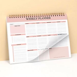 Planificador de Comidas <span class=keywords><strong>con</strong></span> Lista de Compras, Planificador de Menús, Diario de Dieta Saludable, Cuaderno de Seguimiento de Peso, Cubierta de Regalo - Product Image 2