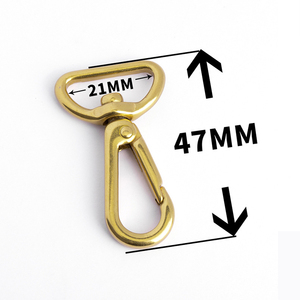 Mosquetón Giratorio de Alta Resistencia, Chapado en Oro, para Correa de Perro, <span class=keywords><strong>Collar</strong></span>, Bolso, Correa de Hombro, Llavero - Product Image 5