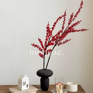Ramas de Aloe Vera Artificiales con Bayas Rojas de Seda para Decoraciones del Hogar de Año Nuevo Chino, 9 Ramificaciones, Realistas y Hechas a Mano - Product Image 3