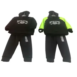 2.15 Dollar Model YN008 Kids boys and girls sweatpants and oversized high quality hoodie set with different prints