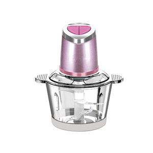 Food Processor 3L Glass Cup Multiple Blades Electric Meat Grinder <b>Vegetable</b> <b>Chopper</b> Garlic Peeler Household Kitchen Appliance - Product Image 1