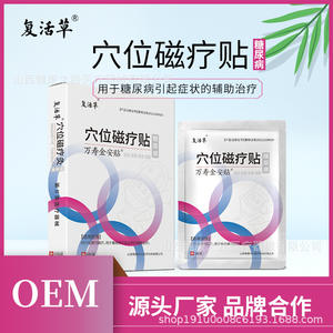 Patch magnétique Revive Grass Acupoint pour thérapie par points d'acupuncture, lot de 6, jetable, pour traitement auxiliaire du diabète - Product Image 4