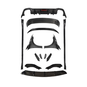 Kit de Carrocería Aerodinámico de Fibra de Carbono Seca para Golf8 GTI, Accesorios, Piezas, Parachoques Delantero, Alerones Laterales, 8 Alerones para <span class=keywords><strong>Volkswagen</strong></span> VW 2021-2023 - Product Image 6