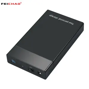 FEICHAO USB3.0 SATA 3.0 Externes Festplatten gehäuse SATAIII 6G/bit/s HDD SSD-Gehäuse Unterstützt das UASP-Protokoll