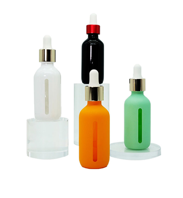 150ml Frosted Glass Serum Essential Oil Dropper Bottles OEM Color Logo