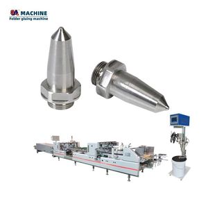 Machine à plier et à coller automatique 3ACQ4 à 6 canaux et 4 pistolets à colle froide pour la fabrication de boîtes en carton ondulé - Product Image 5