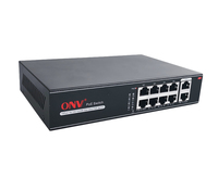 OEM tidak dikelola 8 Port + 2 Port Gigabit PoE pemantauan saklar jaringan untuk nirkabel AP dan kamera IP