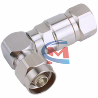 4.3/10 MINI DIN Stecker rechtwinklig auf N-Typ Feeder-Kabelstecker 1/2 Zoll flexibel, komplett aus Kupfer, 50 Hochwertig für Basisstationen 50-12