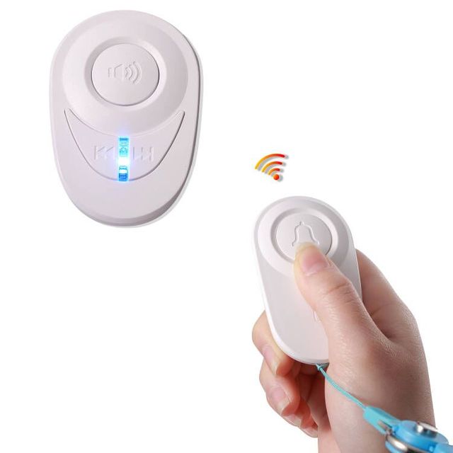 5 Volume Levels 400M Distance Waterproof Caregiver Pager Call Button Alert Door Bell Chime Alarm Wireless Doorbell