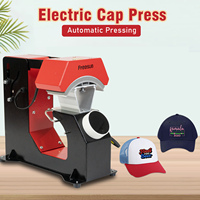 Freesub Nouveautés Machine à presser à chaud automatique 3 en 1 pour chapeaux/casquettes F136