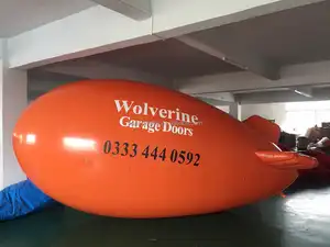 Logo personalizzato gigante commerciale pubblicità dirigibile Zeppelin palloncino per giocattoli e strutture per esterni