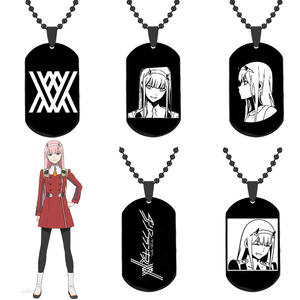 Permainan Anime <span class=keywords><strong>DARLING</strong></span> in The <span class=keywords><strong>FRANXX</strong></span> kalung Zero Two Halloween Mode Pria Wanita hadiah Aksesori Cosplay - Product Image 1