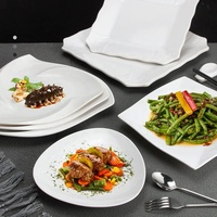 Assiette à dessert triangulaire en mélamine incassable de 8 pouces, qualité alimentaire, pour restaurant