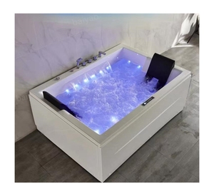 Baiyao 2 Pessoas Bolha de ar Cachoeira Yacusi Jet Whirlpool Banheira Ice Bath Indoor Spa Acrílico Hidro Jacuzzier - Product Image 1