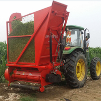 Moissonneuse-broyeuse de maïs à ensilage indépendante pour tracteurs
