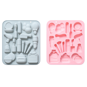 Nouveau moule en silicone <span class=keywords><strong>pour</strong></span> <span class=keywords><strong>fondant</strong></span> outil de beauté 17 trous <span class=keywords><strong>parfum</strong></span> cosmétiques chocolat bonbons gâteau décoration moule en silicone - Product Image 4