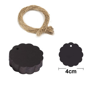 사용자 정의 고급 의류 스윙 태그 의류 라벨 인쇄 이름 로고 문자열 종이 행 태그와 플라스틱 행 태그 의류 자신의 로고 - Product Image 6