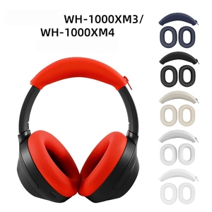 Housse de protection pour casque MQ Zipper compatible avec les écouteurs <span class=keywords><strong>Sony</strong></span> <span class=keywords><strong>WH</strong></span> 1000XM4, en silicone, anti-poussière et anti-rayures, accessoires. - Product Image 4