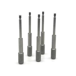 Tùy chỉnh multicomp ngón tay cái bàn chải đánh răng điện trục CNC gia công chính xác thép không gỉ trục phần Knurled vít - Product Image 1