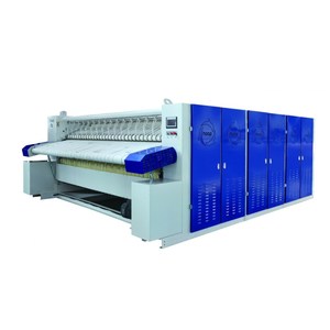 Machine à repasser industrielle à six rouleaux à grande vitesse pour draps plats, équipement de repassage automatique pour usine de blanchisserie commerciale - Product Image 3