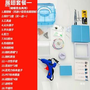 Butterfly Specimen Display Box White Frame Rectangle Shape DIY Craft Material Kit For Insect Collection - Product Image 3