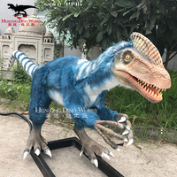 Modèle de dinosaure animatronique réaliste et mobile pour parc d'attractions, parc à thème, centre commercial et exposition