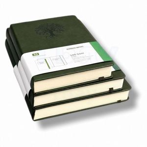 Agenda de Cuero Vegano Promocional con Tapa Dura, Logotipo Personalizado Impreso, Agenda Semanal de Cuero PU, Diario, Planificador, Cuaderno - Product Image 3