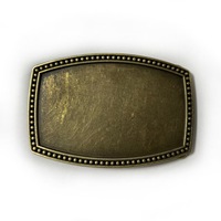 Ceinture carrée en alliage de zinc DIY pour boucle – Design simple et élégant pour un style décontracté et tendance, idéale pour le skateboard – Pour personnaliser votre style